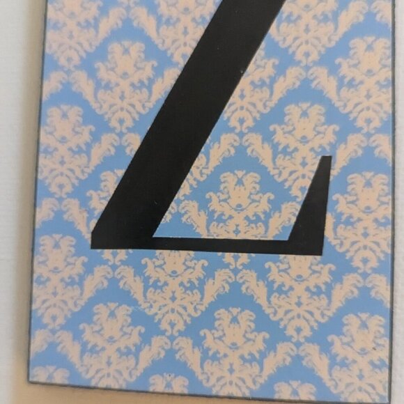 NWT Colorful Letter 'Z' Wooden Sign Michaels Rustic Autumn Home Wall Decor NEW - Picture 4 of 6